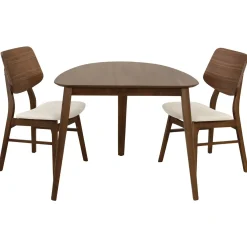 Sullivan 3pc Corner Dining Set: Table & 2 Side Chairs