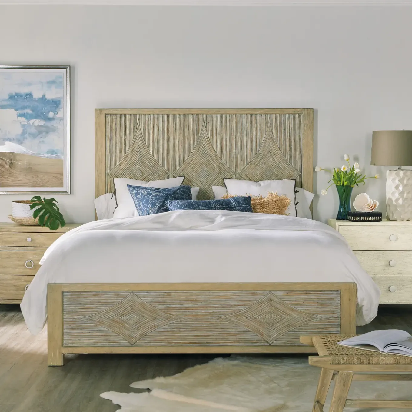 Surfrider King Panel Bed