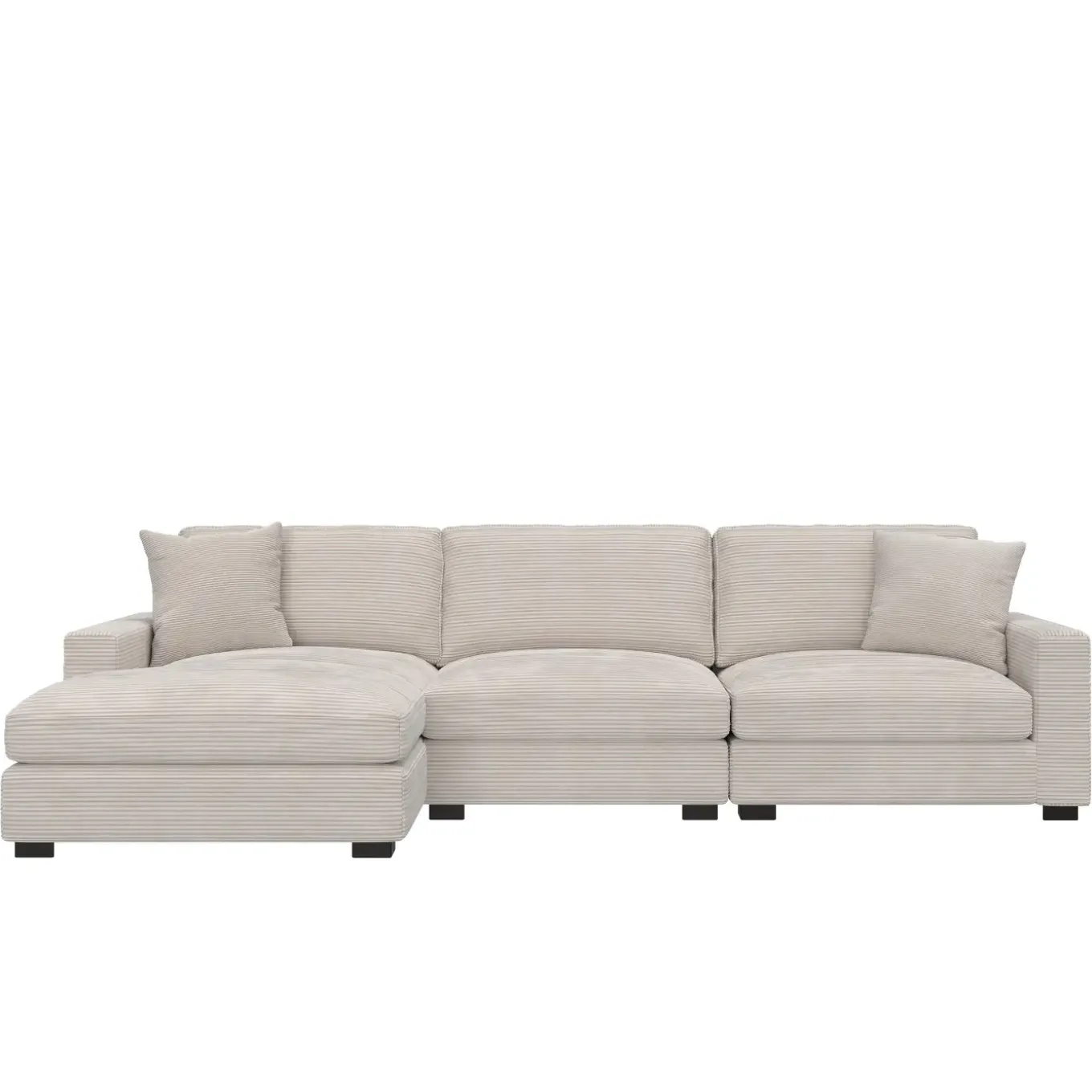 Sydney 3pc Left Chaise Sofa