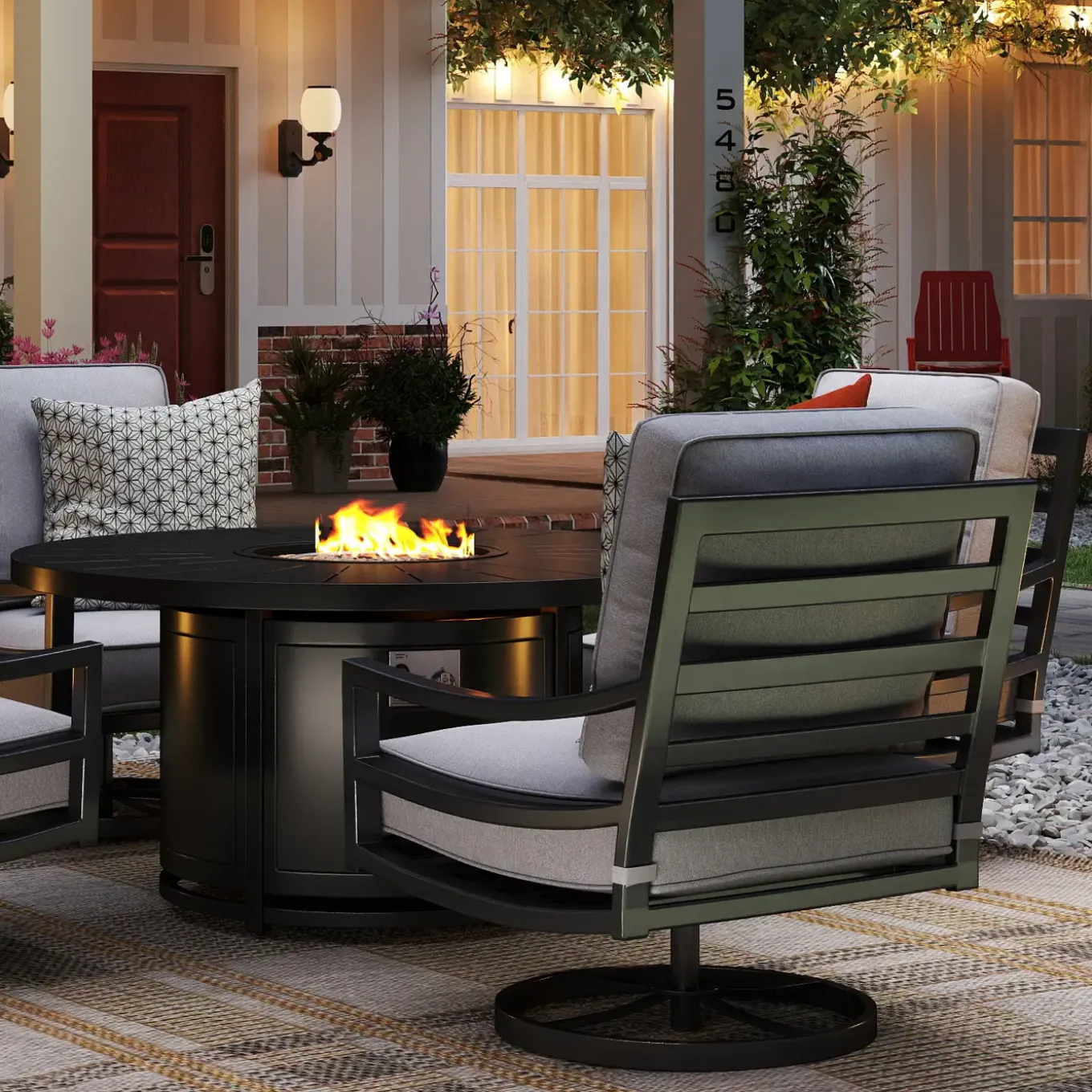 Tahoe Outdoor Fire Chat Set-New! Tahoe Outdoor Fire Chat Set
