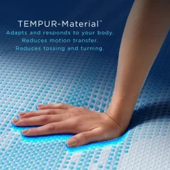 Tempur LuxeBreeze Med Hybrid California King Hybrid Mattress