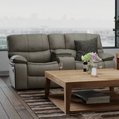 Trilogy Reclining Living Room Set-Gray