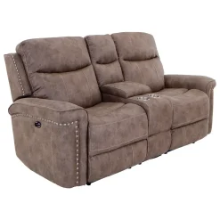 Triplex Power Reclining Living Room Set-Brown