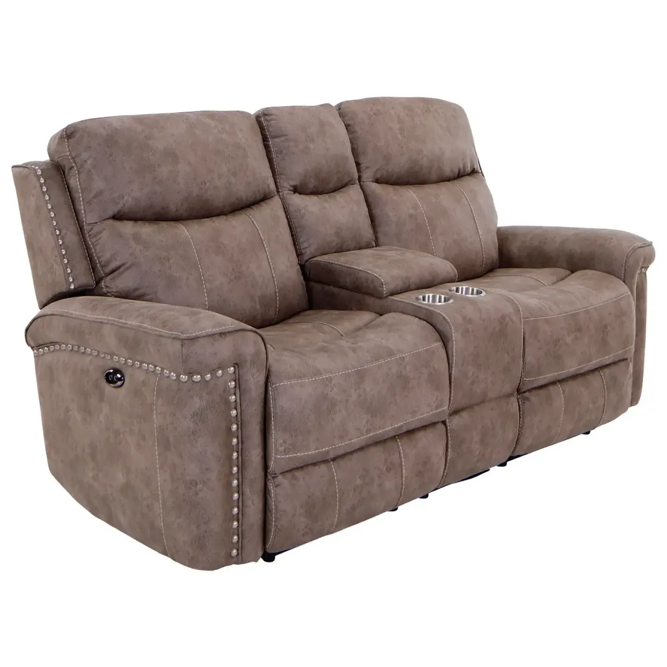 Triplex Power Reclining Living Room Set-Brown