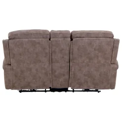 Triplex Power Reclining Living Room Set-Brown