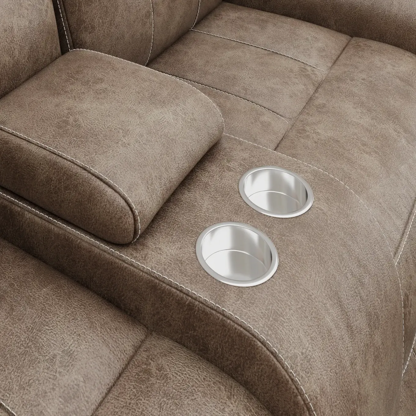 Triplex Power Reclining Living Room Set-Brown