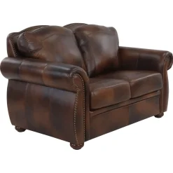 Tuscan Leather Living Room Set
