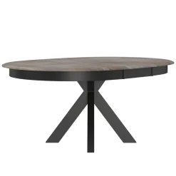 Vibrance Extendable Round Dining Table With Custom Finish Options