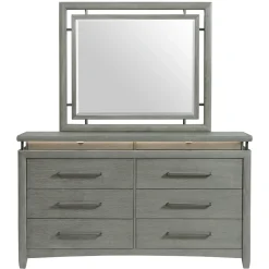 Winslet California King Bed, Dresser, Mirror, Nightstand