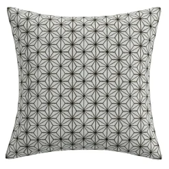 20" Woodblock Tile Tobacco Outdoor Pillow