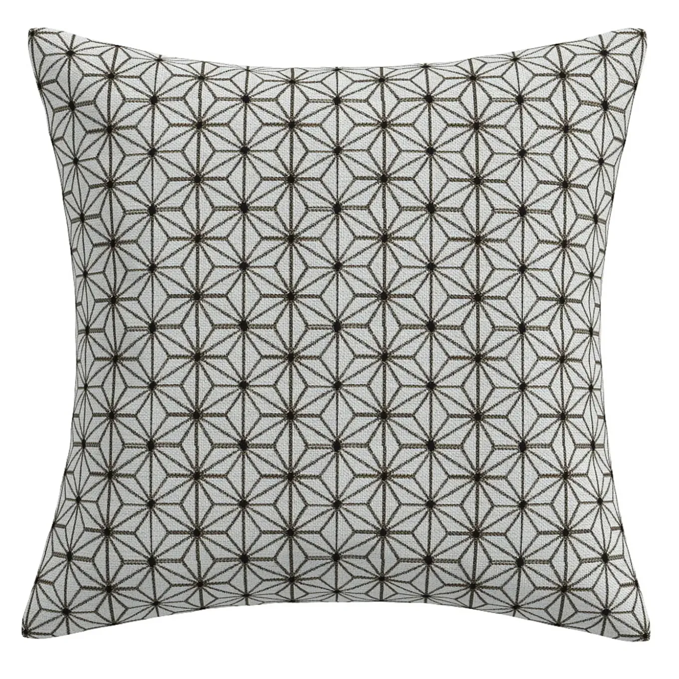 20" Woodblock Tile Tobacco Outdoor Pillow
