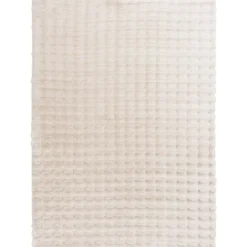 5'x7' Babel Ivory Area Rug with Memory Foam