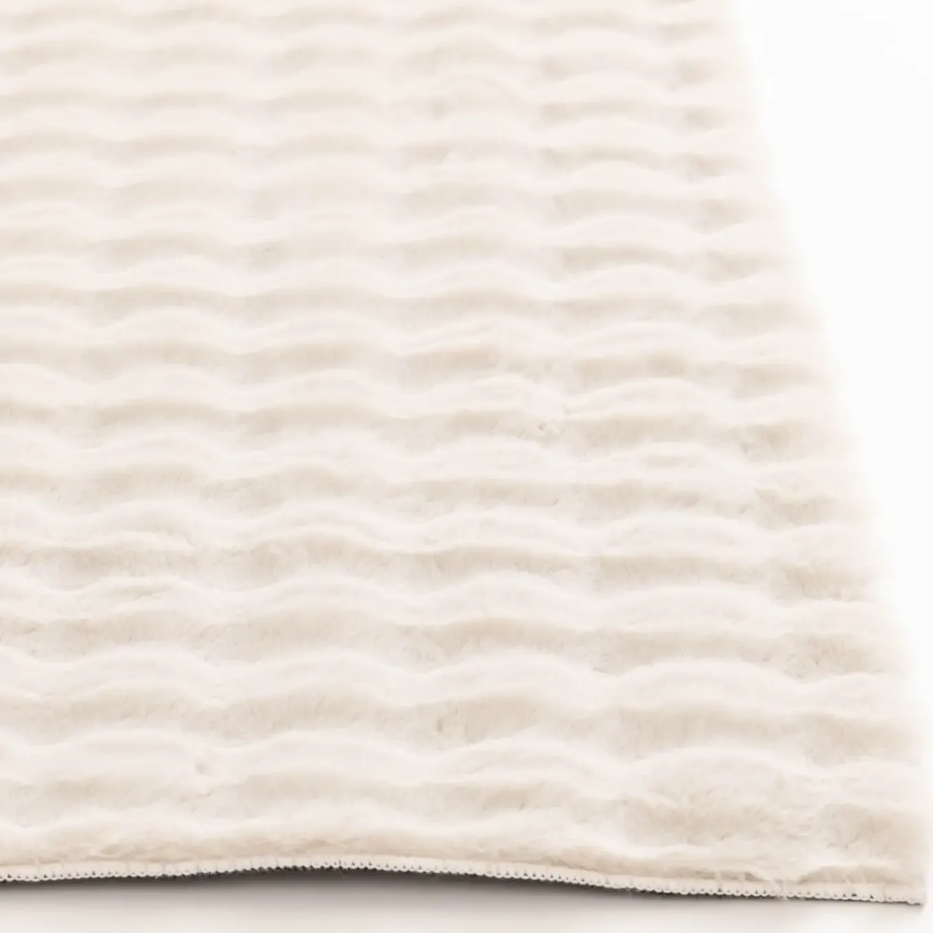 8'x10' Babel Ivory Area Rug with Memory Foam