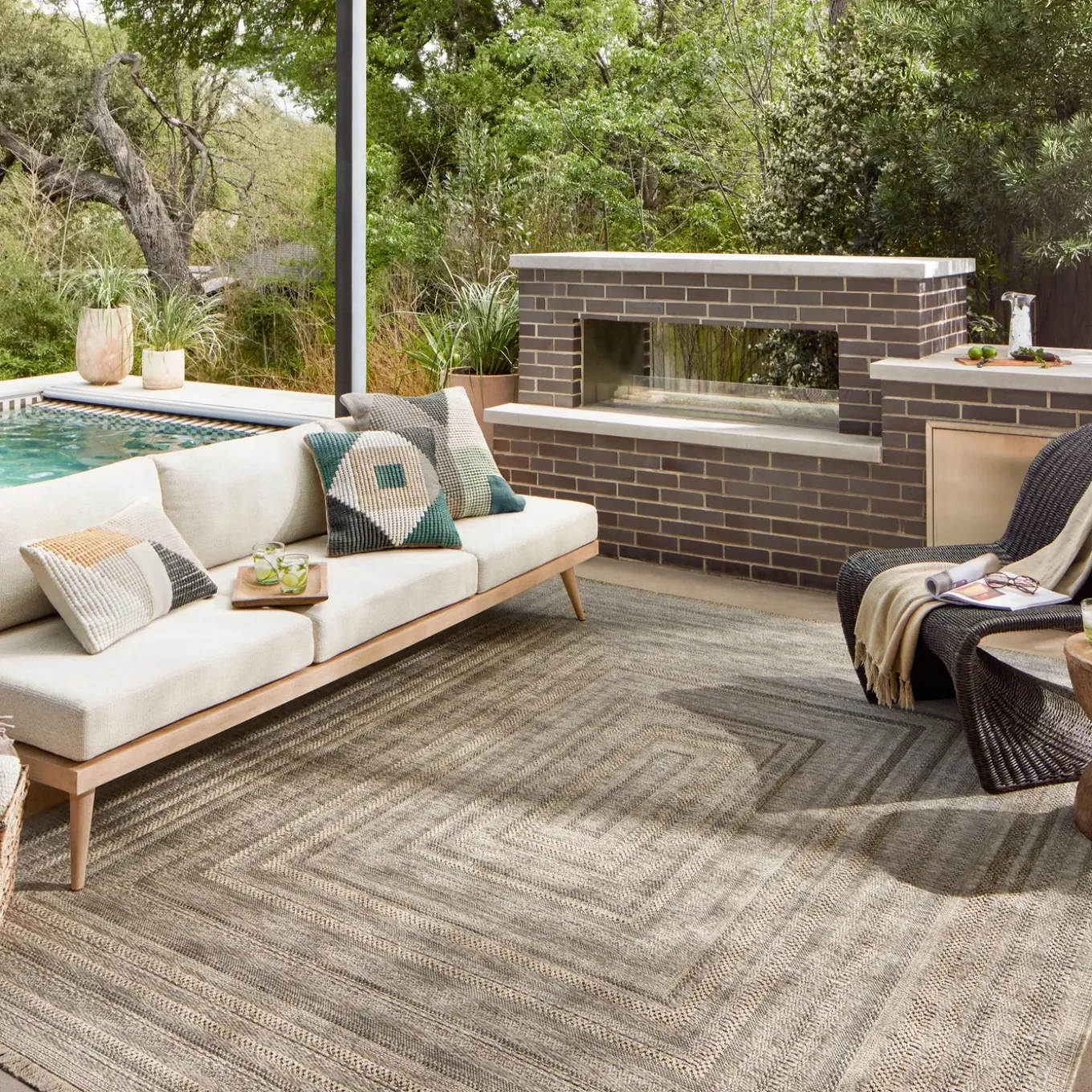 8'x10' Dawson Outdoor Rug