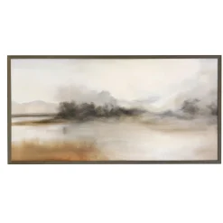 62x32 Misty Landscape Wall Art