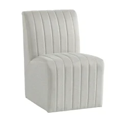 Zander 5pc Dining Set: Table, 3 Upholstered Side Chairs & Bench